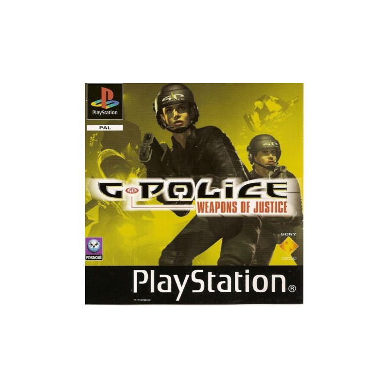 G-Police: Weapons of Justic (sin manual)(UK) PSX G-Police: Weapons of Justic (sin manual)(UK) PSX