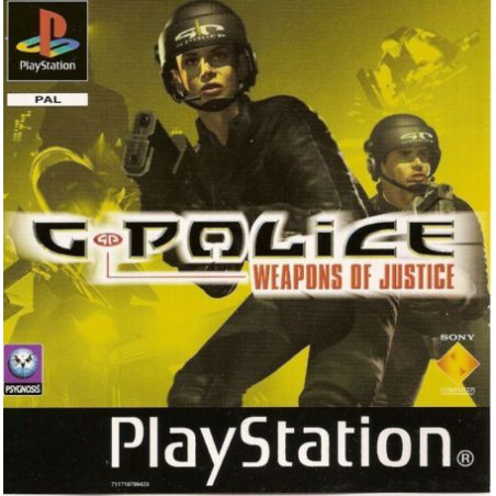Videojuego G-Police: Weapons of Justice para Playstation 1 | RetroPlayZone