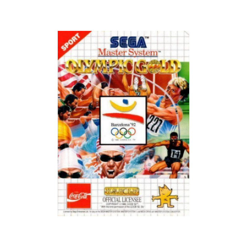 Olympic Gold Barcelona '92 (sin manual) Master Sys Olympic Gold Barcelona '92 (sin manual) Master Sys