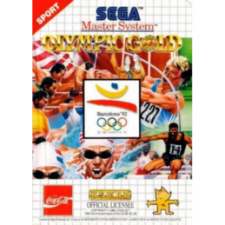 Videojuego Olympic Gold Barcelona '92 para Master System