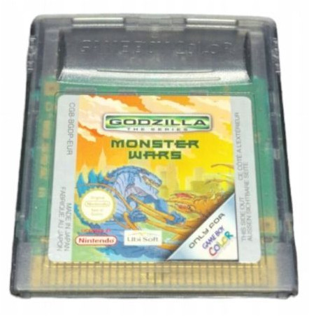 Godzilla monster wars (cartucho con pegatina rota)
