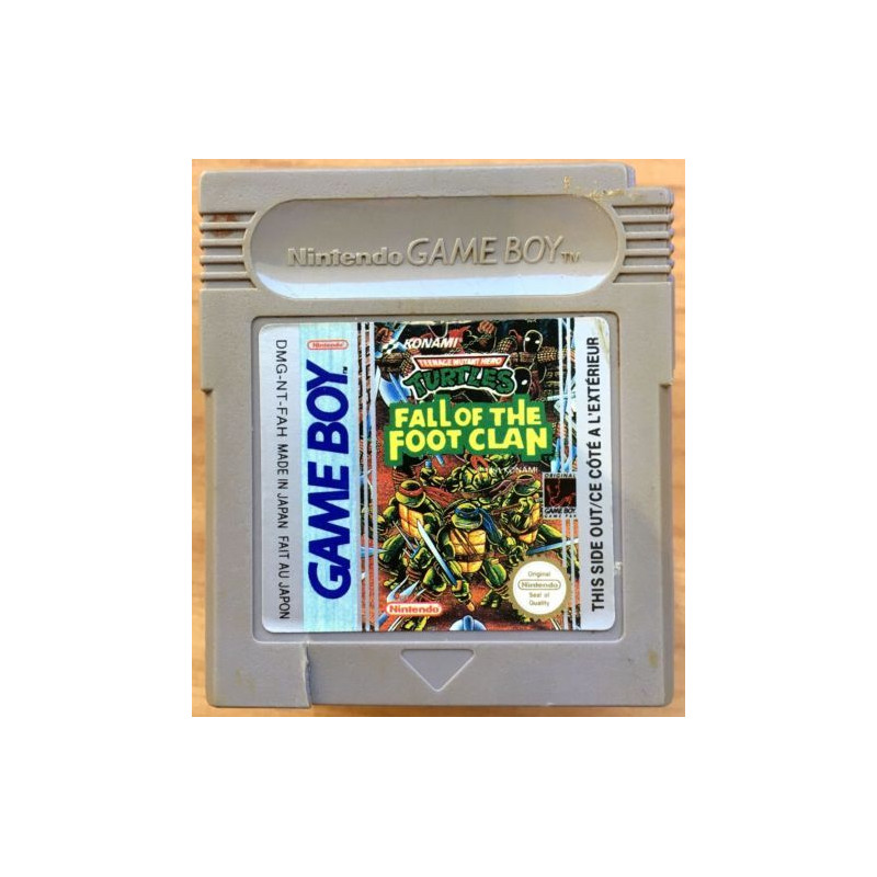 Tortue Ninja "Fall of the Foot Clan" (cartucho) GB Tortue Ninja "Fall of the Foot Clan" (cartucho) GB