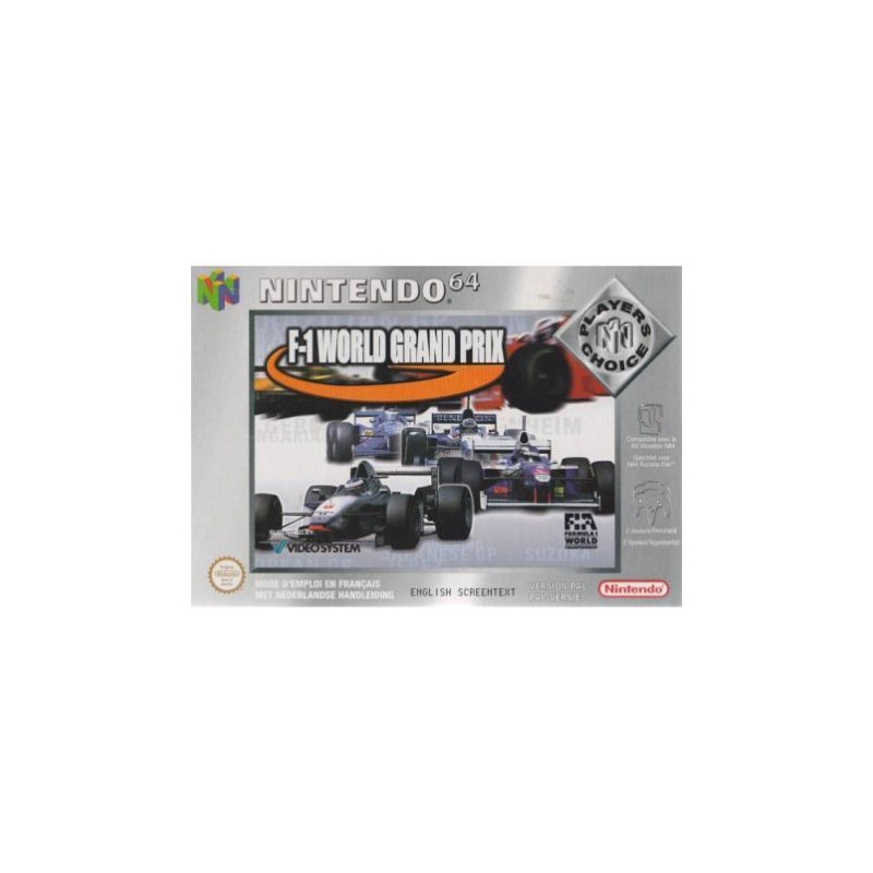 F1 World Grand Prix (sin insert) N64 F1 World Grand Prix (sin insert) N64