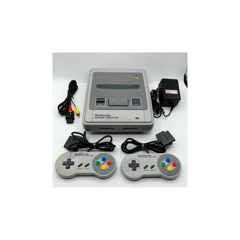 Consola Nintendo Super Famicom + 2 mandos (Jap) Consola Nintendo Super Famicom + 2 mandos (Jap)