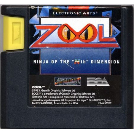 Zool (cartucho)  Mega Drive