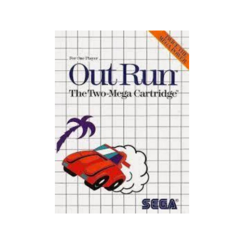 OutRun - Master System (portada y manual tocados)