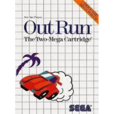 OutRun - Master System (portada y manual tocados)