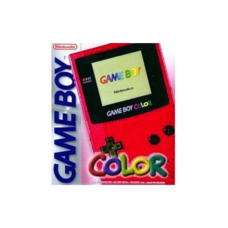 Consola Nintendo Game Boy color roja con caja Consola Nintendo Game Boy color roja con caja