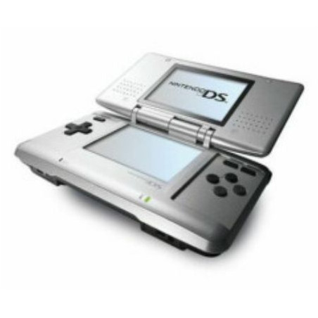 Consola Nintendo DS FAT plateada sin caja ni cargador ni lapiz