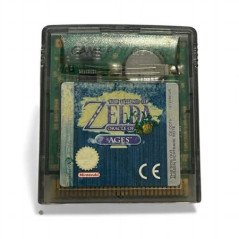 Zelda Oracle of Ages cartucho pegatina deteriorada