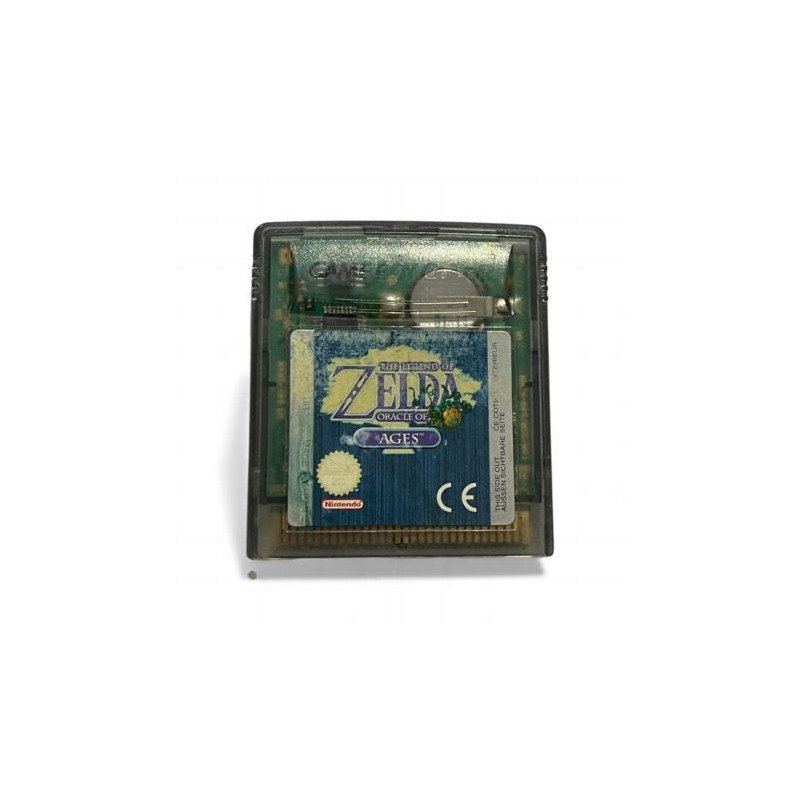 Zelda Oracle of Ages cartucho pegatina deteriorada Zelda Oracle of Ages cartucho pegatina deteriorada