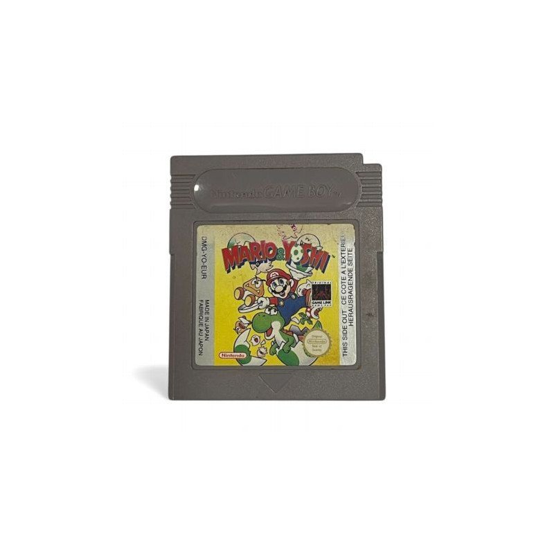 Mario Yoshi (cartucho) Game Boy pegatina gastada
