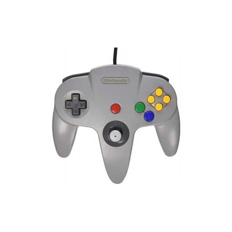 Mando Nintendo 64 Oficial Gris Controller Mando Nintendo 64 Oficial Gris Controller