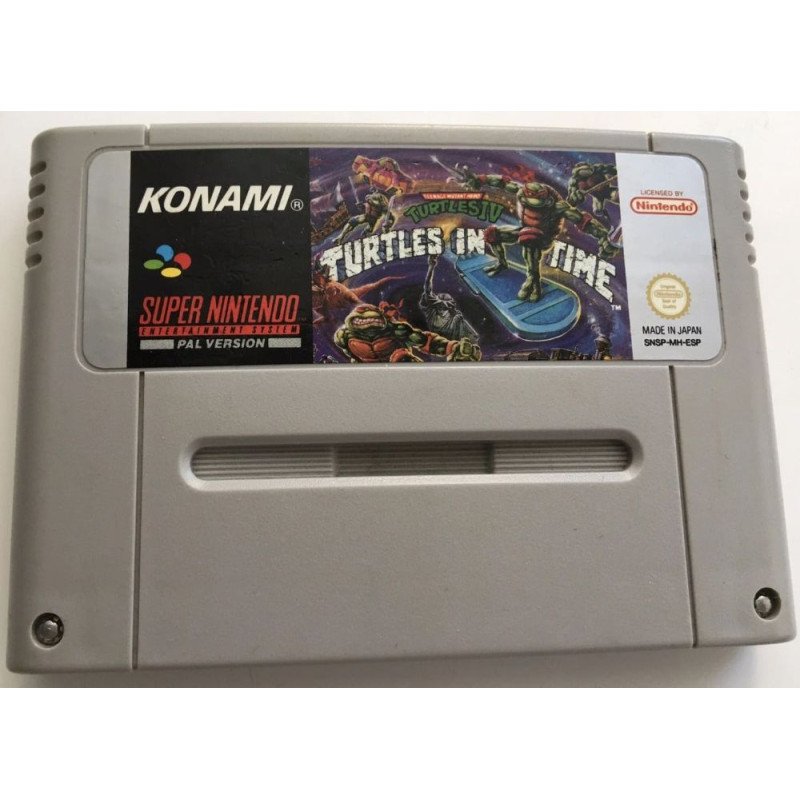 Turtles in Time (ESP) (cartucho) - Super Nintendo