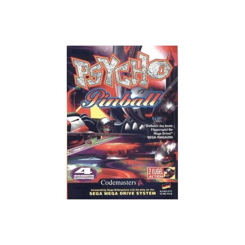 Psycho Pinball  - Mega Drive