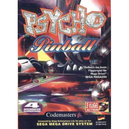 Psycho Pinball  - Mega Drive