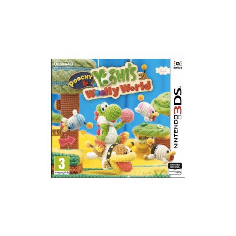 Poochy & Yoshi's Woolly World (ES / PT) - Nintendo 3DS