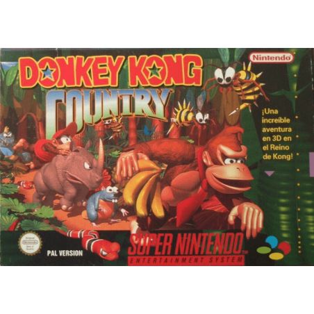 Donkey Kong Country (Españolizado) - Super Nintendo