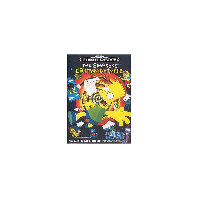 The Simpsons Bart's Nightmare - Mega Drive