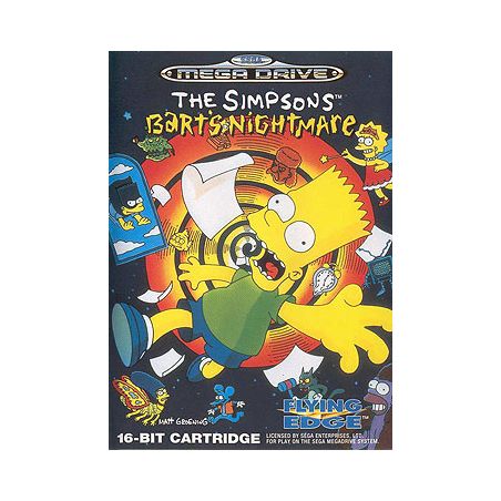 The Simpsons Bart's Nightmare - Mega Drive