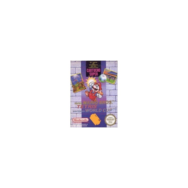 Super Mario Bros. / Tetris / Nintendo World Cup - Nintendo NES