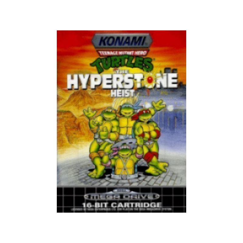 Teenage Mutant Hero Turtles The Hyperstones Heist (sin manual) - Mega Drive