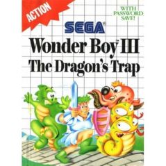 Wonder Boy III The Dragon's Trap (portada tocada) - Master System