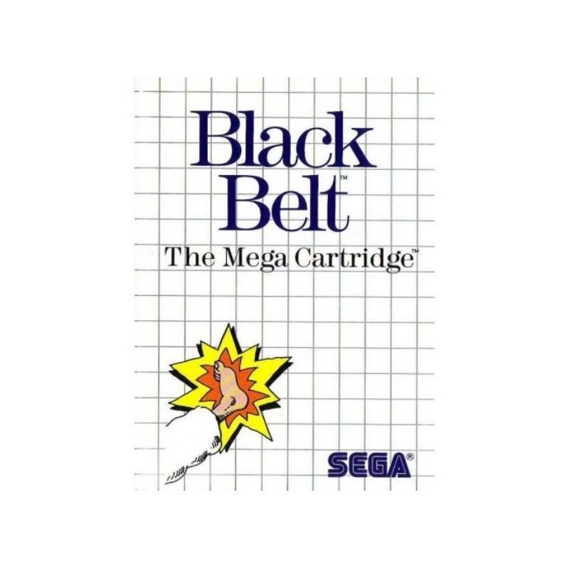 Black Belt Master System (portada tocada)