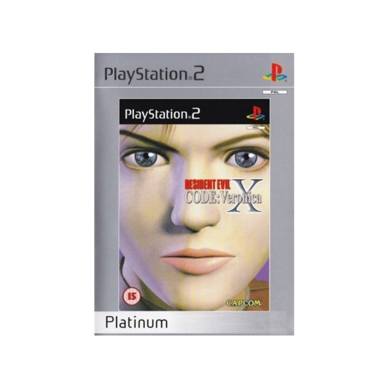 Resident Evil Code Veronica X Platinum - PS2 Resident Evil Code Veronica X Platinum - PS2